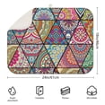thumbnail image 2 of Large bohemian kitchen drying mat 18x24 Inch crafted from premium microfiber, quick-drying and reusable, ideal for everyday dish drying, 2 of 5