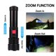 thumbnail image 5 of Linterna De Aleación De Aluminio Foco Telescópico Linterna Led Carga Usb Linterna De Trabajo Con Cuatro Engranajes Rango De Tiro Lejano Para Caminatas Al Aire Libre Caminar matsuzay HA022310-00, 5 of 7