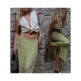 thumbnail image 3 of Yunliwuli Women Knit Tank Tops Solid Color Buttons V-Neck Casual Vests Summer Fashion Sleeveless Tops Streetwear, 3 of 9
