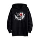 thumbnail image 5 of Sudadera con capucha para mujer, estampada, cuello redondo, manga larga, sudadera con capucha, camiseta, blusa, blusa de poliéster para hombre, 5 of 6