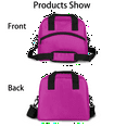 thumbnail image 3 of Herdesigns Rose Pink Lunch Bag for Adults Men Women Insulated Reusable Lunch Box Leakproof Cooler Tote Bag with Adjustable Shoulder Strap, 3 of 7
