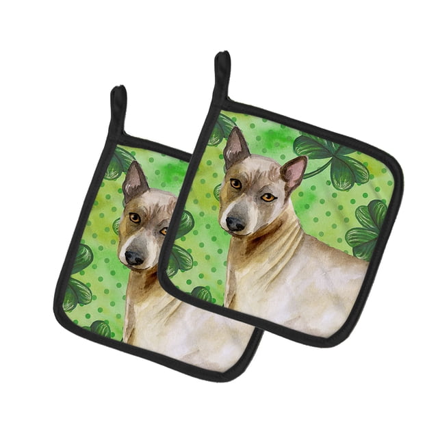 Carolines Treasures BB9854PTHD Thaï Ridgeback St.Patricks Paire de Porte-Pot