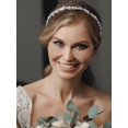 thumbnail image 4 of Rhinestone Wedding Headband Hair Vine Headpieces Gold Bridal Hair Accessories for Brides, 4 of 4