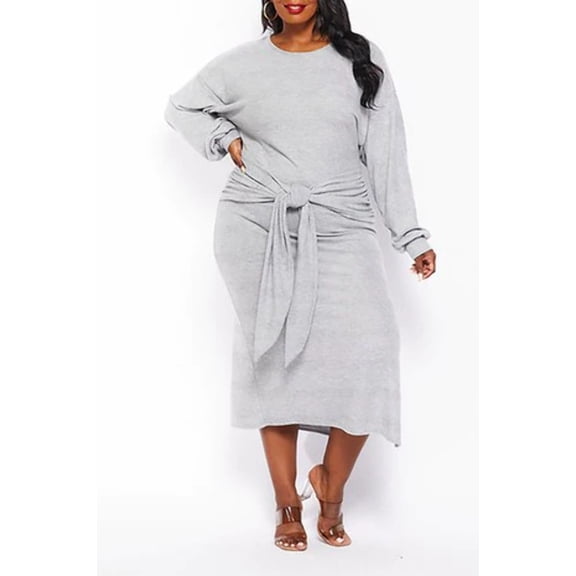 Women's Plus Size Light Weight Knit Dress