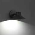 thumbnail image 2 of WAC Lighting Sodor 10" 1-Light Aluminum Indoor and Outdoor Wall Light in Black, 2 of 5