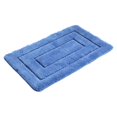 thumbnail image 4 of Tuvgenk Blue Bathroom Rug Non Skid Bath Mat for Floor Water Absorbing Fade Resistant Easy To Clean Quick Dry Bathroom Floor Rug, 4 of 5