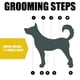 thumbnail image 3 of Cepillo para Mascotas BV Negro Doble Cara para Perros y Gatos con Pelo Largo y Corto, 3 of 7