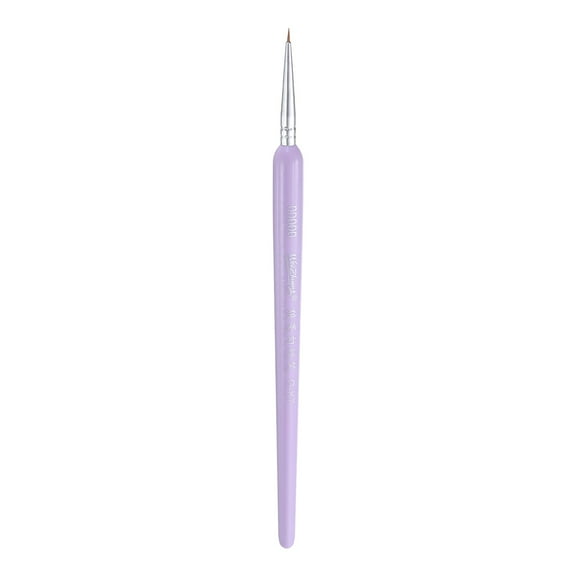 Uxcell Detail Paint Brushes 5mm Nylon Miniature Painting Brush for Watercolor Acrylic Painting(00000#), Purple