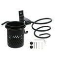 thumbnail image 4 of ORDDIART Black Hair Dryer Holder 1Pack Wall Mounted with Cylindrical Cup for Bathroom Organization, 4 of 8