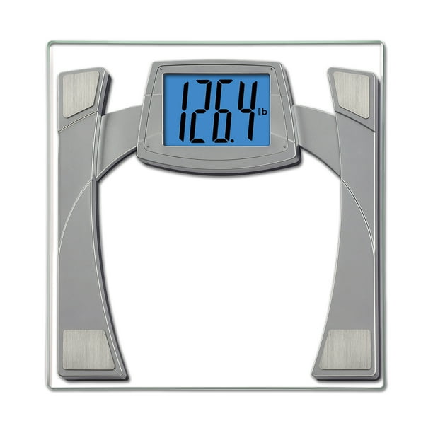 EatSmart Digital 400LB Capacity Clear Glass Bath Scale