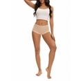 thumbnail image 2 of INSPIRE CHIC Women's High Waisted Underpantys Breathable Tummy Control Briefs 3XL Light Beige, 2 of 4