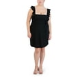thumbnail image 5 of BCBG Paris Women's Ruffle Strap Mini Dress, 5 of 8