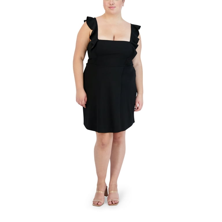 BCBG Paris Ruffle Strap Mini Dress Women Walmart