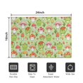 thumbnail image 5 of Red Mushroom Frog Green Pattern Door Rugs,Washable Non Slip Door Mats Indoor,Decorative Door Mats,Entry Mat Indoor for Entrance,Bedroom,Kitchen,Bathroom,16"x24", 5 of 6