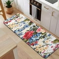 thumbnail image 5 of Pioneer Flower Floral Print Pattern Kitchen Rug Mat,Kitchen Runner Rugs Non Skid Washable,Decorative Kitchen Floor Mats for Kitchen,Sink,Laundry,17"x47.2", 5 of 7