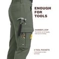 thumbnail image 3 of PULI Men’s Carpenter Work Pants Slim Fit Cargo Hiking Pants, Stretch Waterproof Outdoor Trousers with Pockets, 3 of 6