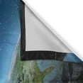 thumbnail image 3 of Ambesonne Earth Kitchen Curtains, North America Galaxy View, 55"x45", Indigo Pale Blue Green, 3 of 3