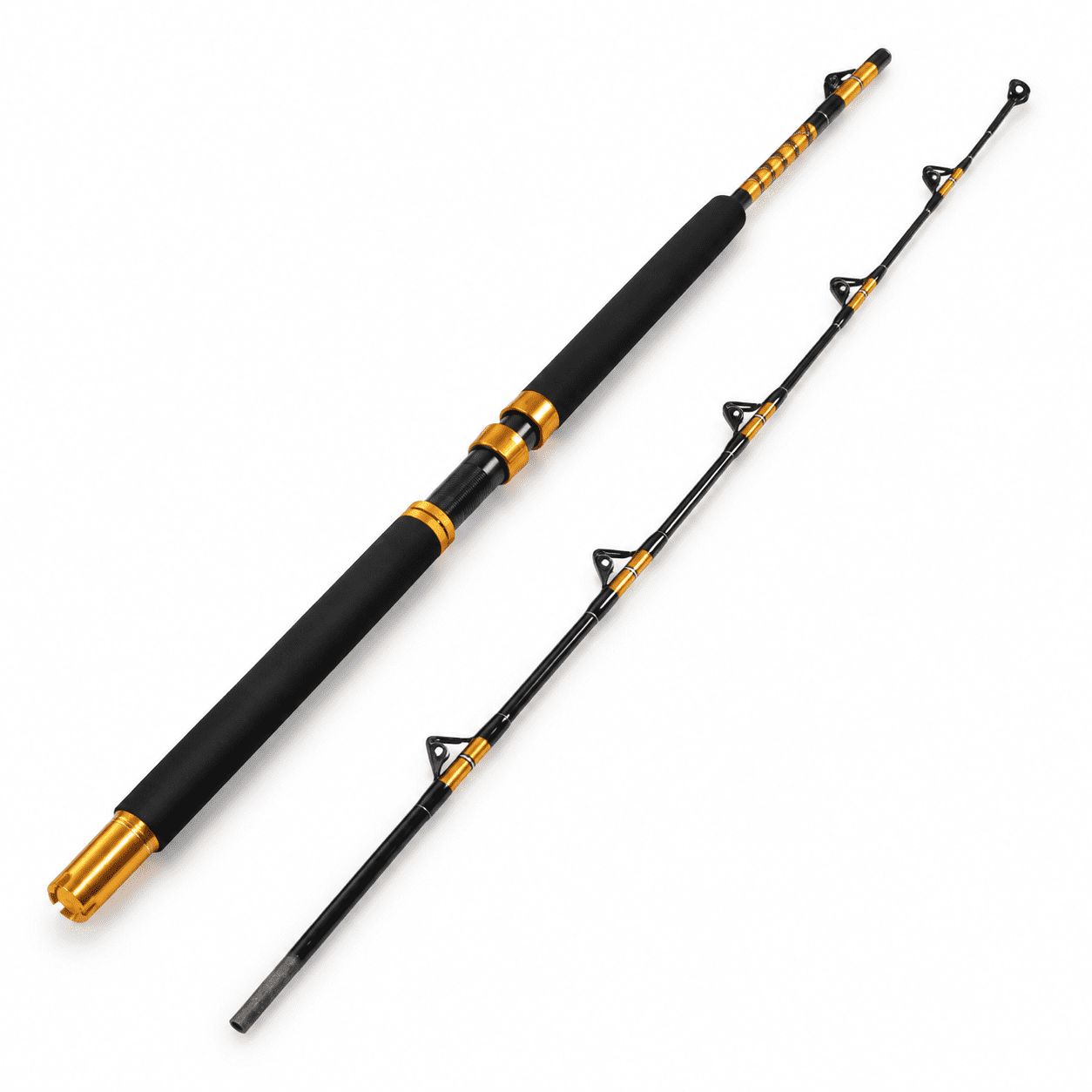 5 Foot 6 Inch 2-Piece Saltwater Offshore Heavy Trolling Rod for Big Game Fishing