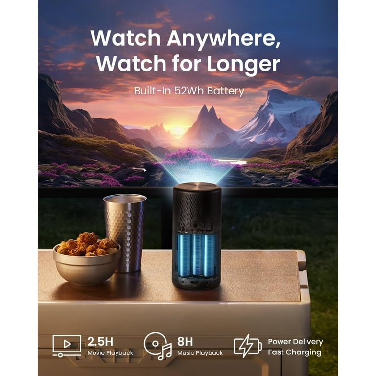 Nebula Capsule 3 Laser Mini Projector with WiFi, 1080p HD, Full HD