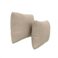 thumbnail image 3 of Sunbrella Lumbar Pillows Set of 2, UV Fade resistant & Water Repellent Rectangle Lumbar Throw Pillows (Inserts with Covers)for Indoor & Outdoor Use, 3 of 7