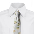 thumbnail image 3 of Men's Tie, Soft Toned Rose Bouquets, 3.7", Peach Yellow Olive Green, by Ambesonne, 3 of 4