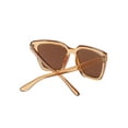 thumbnail image 5 of Women's Oversized Square Sunglasses - Champagne Frame / Brown Lens, 5 of 7