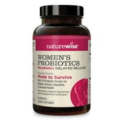 NatureWise Probiotics for Women Time-Release Supplement Comparable to 90 Billion CFU Cranberry & D Mannose for Vaginal, Urinary, Digestive & Immune Health 60 Capsules