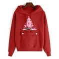 thumbnail image 5 of Enjoytime Women's Sweatshirt Christmas Cute Printed Long Sleeve Pullover Hoodies Casual Fall Winter Plus Size Womens Clothing Red L, 5 of 5