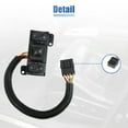 thumbnail image 3 of Interruptor de asiento eléctrico del lado del conductor delantero izquierdo para Ford E-150 E-250 E-350 1993-2014 F65Z-14A701- AA, 3 of 7