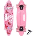 thumbnail image 1 of Planches à Roulettes Mini Cruiser de 22 Pouces pour Enfants avec Roues en PU Lumineuses Colorées Débutants Planche à Roulettes Complète, 1 of 11
