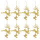 thumbnail image 1 of 8pcs encantadora fiesta de Navidad alk campana colgante fiesta de navidad decoración colgante, 1 of 5