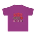 thumbnail image 2 of Little Miss Valentine Printed Designed Youth Midweight T-Shirt, 2 of 3