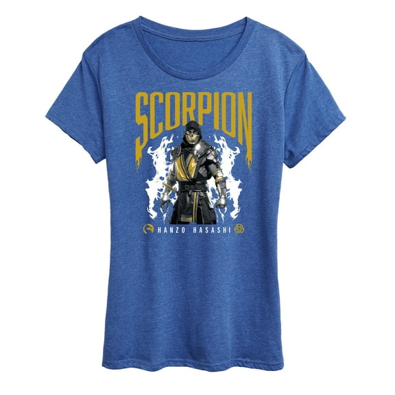 Mortal Kombat - Scorpion Hanzo Hasashi - Women's Short Sleeve Graphic T-Shirt