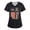 Black #153, variant on 4th of July Scrub Tops Women Plus Size Casual Short Sleeve American Flag Print Scrubs V Neck Independence Day Patriotic Scrub Shirts Medical Nurse Uniform Nursing Workwear with Pockets, 4XL