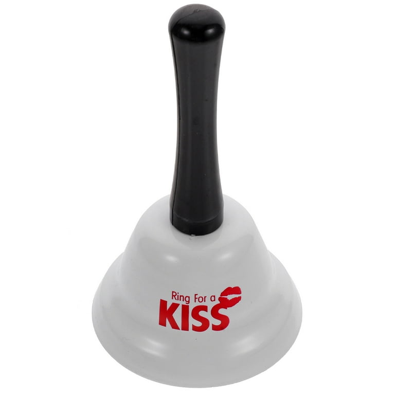 Ring For A Kiss Bell Portable Hand Bell Wedding Cheering Bell Novelty  Romantic Gift 