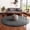 Charcoal Gray, variant on Shag Area Rugs for Living Room 7'(Round), Soft and Fluffy Shaggy Carpet for Pets, Machine Washable Floor Rugs for Living room