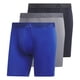 thumbnail image 1 of Calzoncillos tipo bóxer adidas para hombre, microfibra Team Royal Blue, paquete de 3, 1 of 7