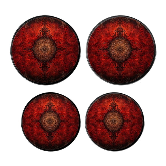 Stove Burner Covers 4 Pcs for Home Decor Cooktop Decorative ,Chic Flower Pattern lovely, Round Electric Stove Burner Covers 8Inch And 10Inch