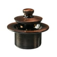 thumbnail image 3 of Westbrass D331-11 1-1/2" NPSM Twist & Close Bathtub Drain Trim, Antique Copper, 3 of 7