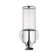 thumbnail image 1 of Dispensador de jabón de acero inoxidable Montaje en pared Soporte de caja de jabón de 500 ml Jabón de baño manual Caja de plástico Accesorios de baño para hotel Transparente Inevent HA011286-02B, 1 of 6