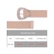 thumbnail image 4 of Cinturones Anchos de Paja Elástica Tejida INSPIRE CHIC para Mujeres, Cinturón Elástico con Hebilla Triangular de Ratán para Vestido 41.3x1.9" (LxA) Rosa Polvoriento, 4 of 6