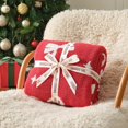 thumbnail image 3 of Bow Throw Blanket Red Christmas Blanket 50x60 inches, Ultra Soft Cozy Throw Blanket for Couch, Sofa and Bed for Christmas, 3 of 5