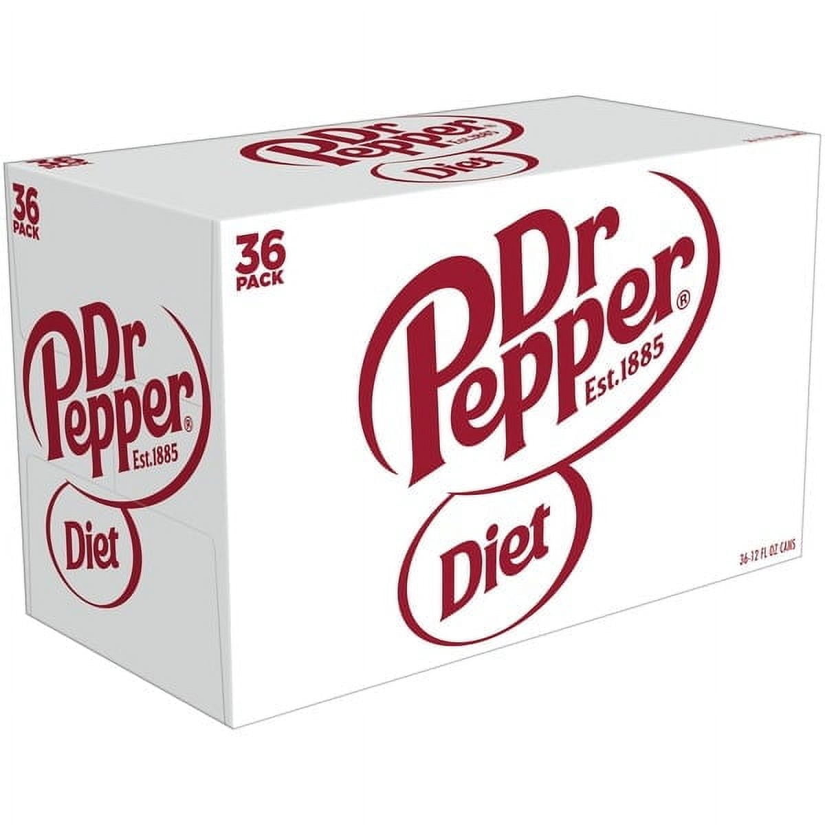 Diet Dr Pepper - 12 oz. cans - 36 pk.