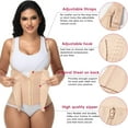 thumbnail image 5 of MANIFIQUE Waist Trainer for Women Corset Tops Tummy Control Shapewear Sport Girdle Workout Beige Vest, 5 of 6