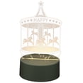 thumbnail image 1 of Miangastore 1Pc Unique Table Light Christmas Party Light Romantic LED Light Transparent, 1 of 9