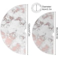 thumbnail image 3 of Coolnut Marble Christmas Tree Skirt Home Decoration Large Round Christmas Tree Skirt for Holiday Party Home Christmas Day Ornaments,35.4", 3 of 6