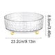thumbnail image 3 of Organizador giratorio de 360° para cocina | Bandeja giratoria para armarios, despensas y refrigeradores | Almacenamiento de especias y condimentos de plástico transparente | Diámetro de 28 cm, 3 of 6