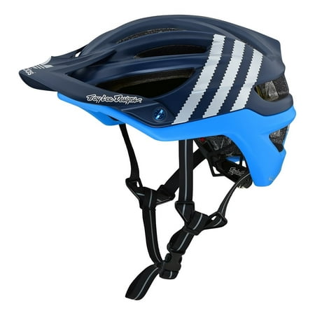 Troy Lee Designs 2019 LE A2 Adidas Team MIPS Helmet - Navy/Light Blue - (Best Helmet Motorcycle 2019)
