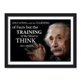 thumbnail image 2 of Albert Einstein education poster quote print for home study library classrooms and offices, 2 of 3