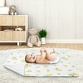 thumbnail image 4 of Sweet Jojo Designs Lemon Yellow Green and Beige Baby Security Blanket, 4 of 5